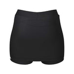 back view of iGen Unisex Sports Skorts Black/White