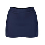 front view of iGen Female Sports Skorts Navy