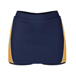 front view of iGen Female Sports Skorts Navy/Amber