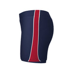 side view of iGen Female Sports Skorts Navy/Red