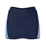 front view of iGen Female Sports Skorts Navy/Sky