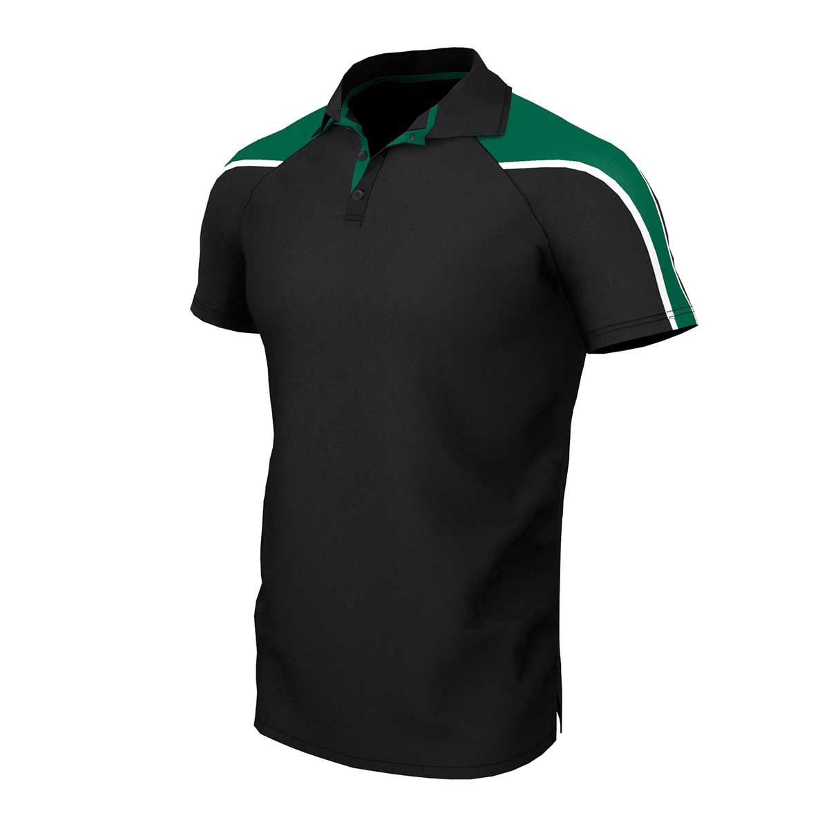 iGen Unisex Sports Polo Black/Bottle
