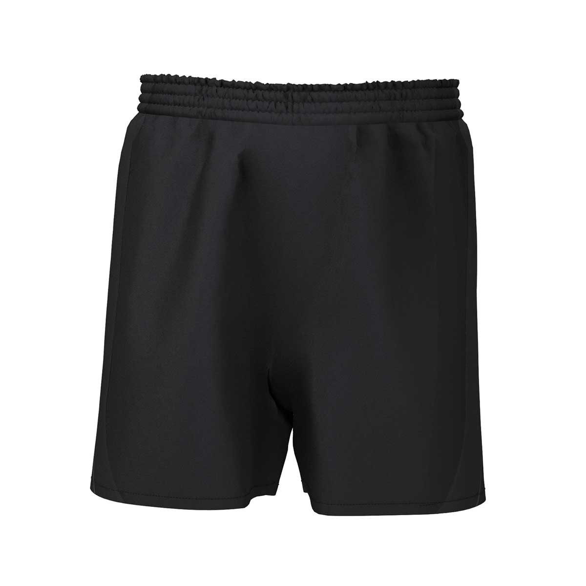 front view of iGen Unisex Sports Shorts Black