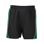front view of iGen Unisex Sports Shorts Black/Bottle