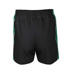 back view of iGen Unisex Sports Shorts Black/Bottle