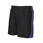 iGen Unisex Sports Shorts Black/Purple