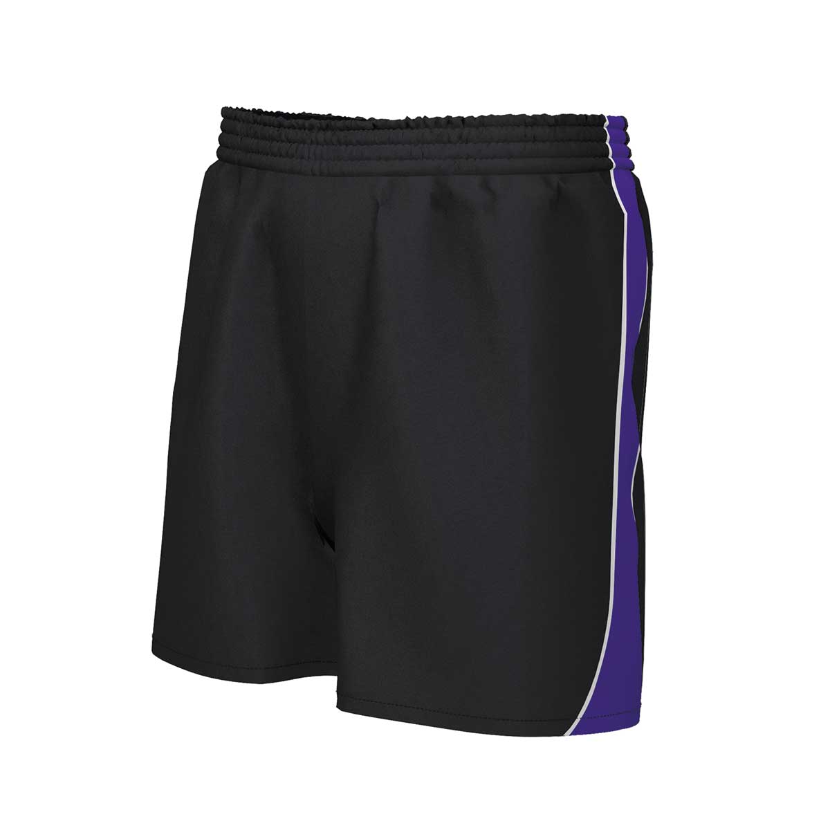 iGen Unisex Sports Shorts Black/Purple