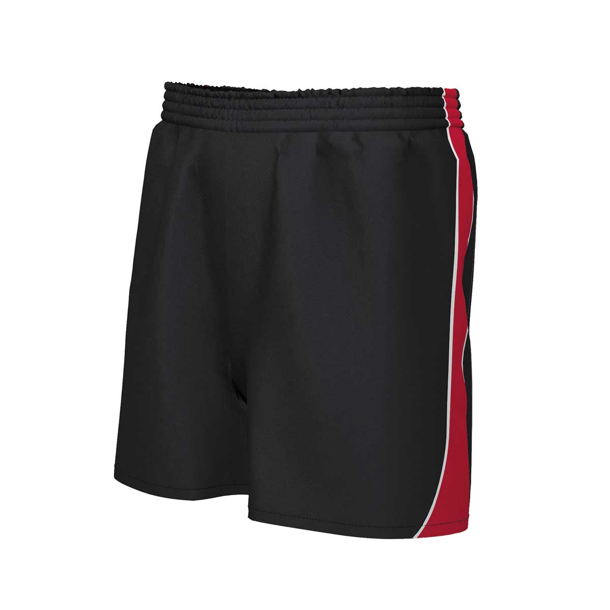 iGen Unisex Sports Shorts Black/Red