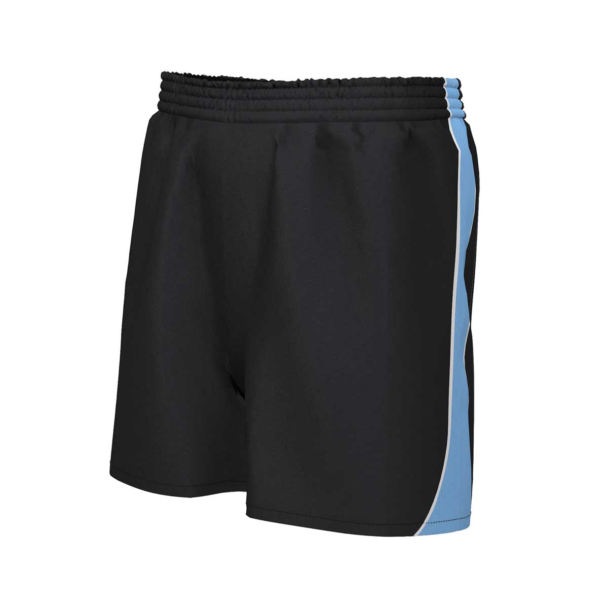 iGen Unisex Sports Shorts Black/Sky
