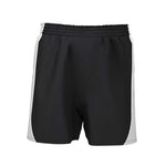 front view of iGen Unisex Sports Shorts Black/White