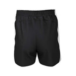 back view of iGen Unisex Sports Shorts Black/White