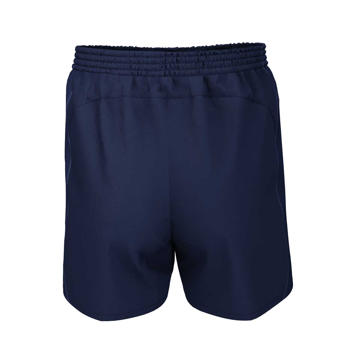 back view of iGen Unisex Sports Shorts Navy