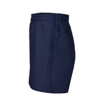 side view of iGen Unisex Sports Shorts Navy