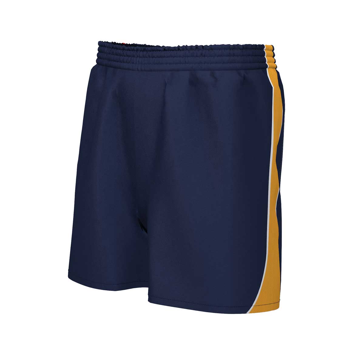 iGen Unisex Sports Shorts Navy/Amber