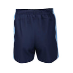 back view of iGen Unisex Sports Shorts Navy/Sky