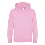 baby pink School Kids Hooded Sweatshirt