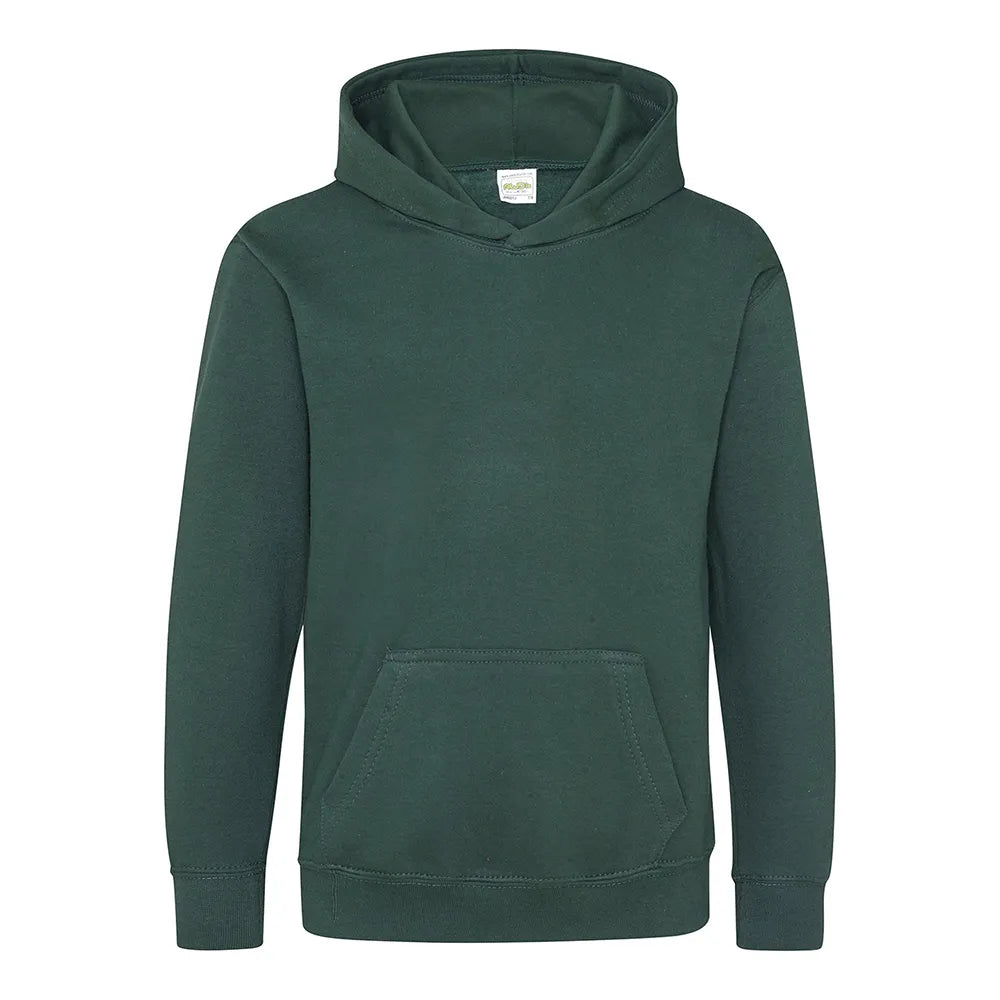 bottle green School Kids Hooded Sweatshirt
