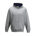 School Kids Varsity Hoodie Heather Grey / French Navy