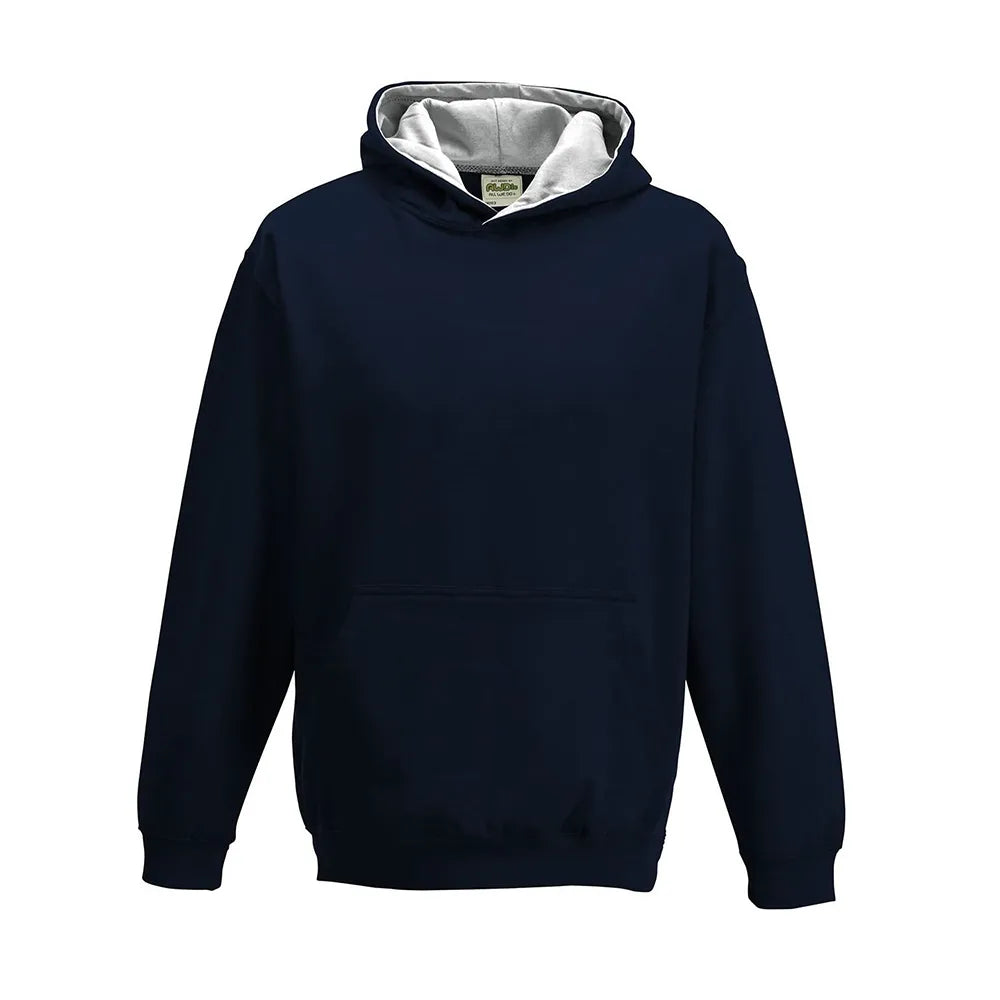 School Kids Varsity Hoodie New French Navy / Heather Grey