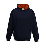 School Kids Varsity Hoodie New French Navy / Fire Red