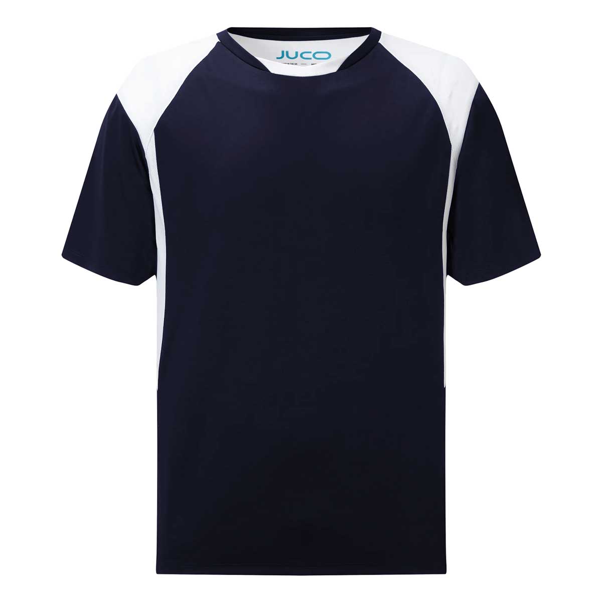 Sports T-Shirt for School PE Kit Navy/White
