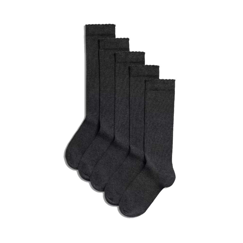 Knee High Socks (5 Pack) grey