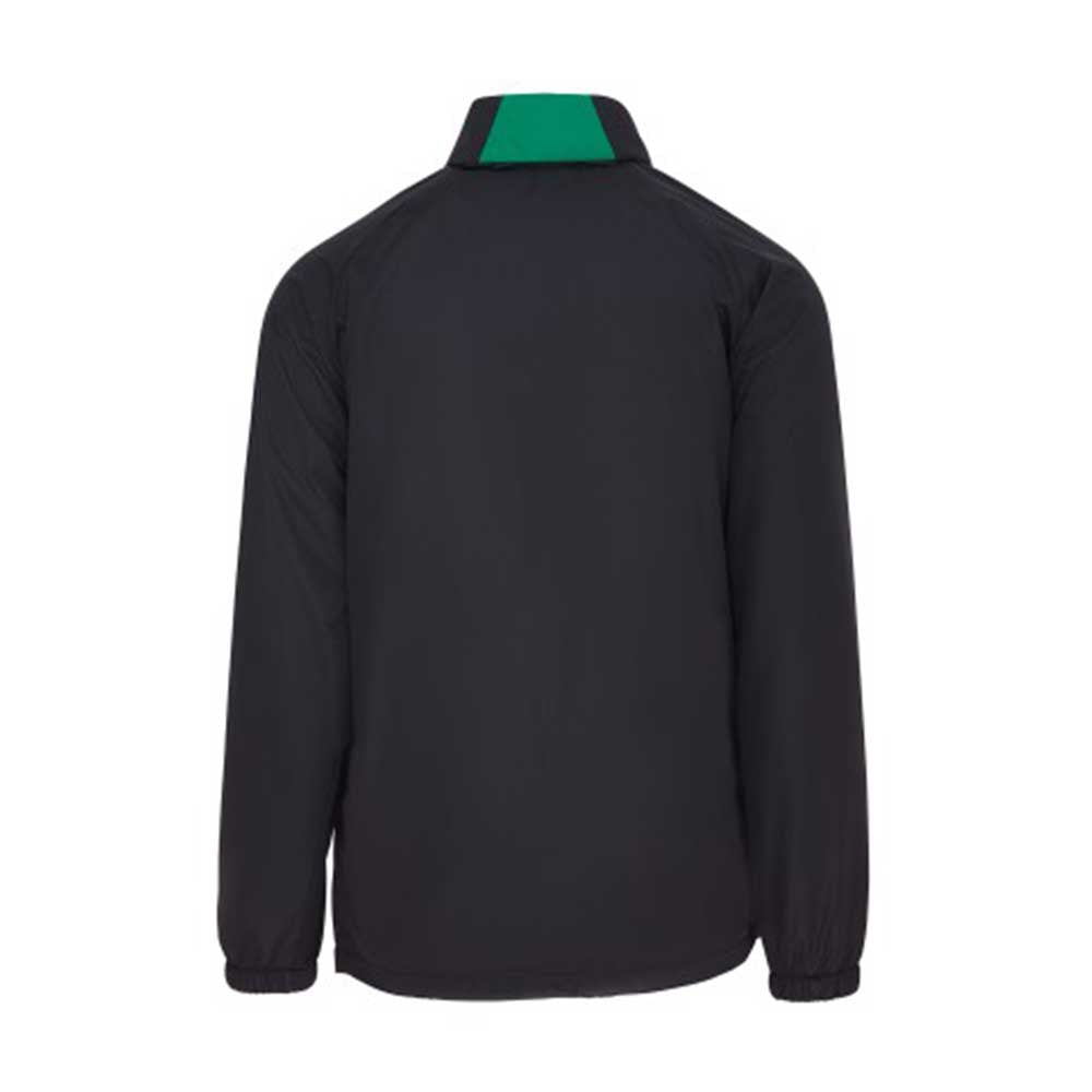 back view of iGen Showerproof Jacket Black/Bottle