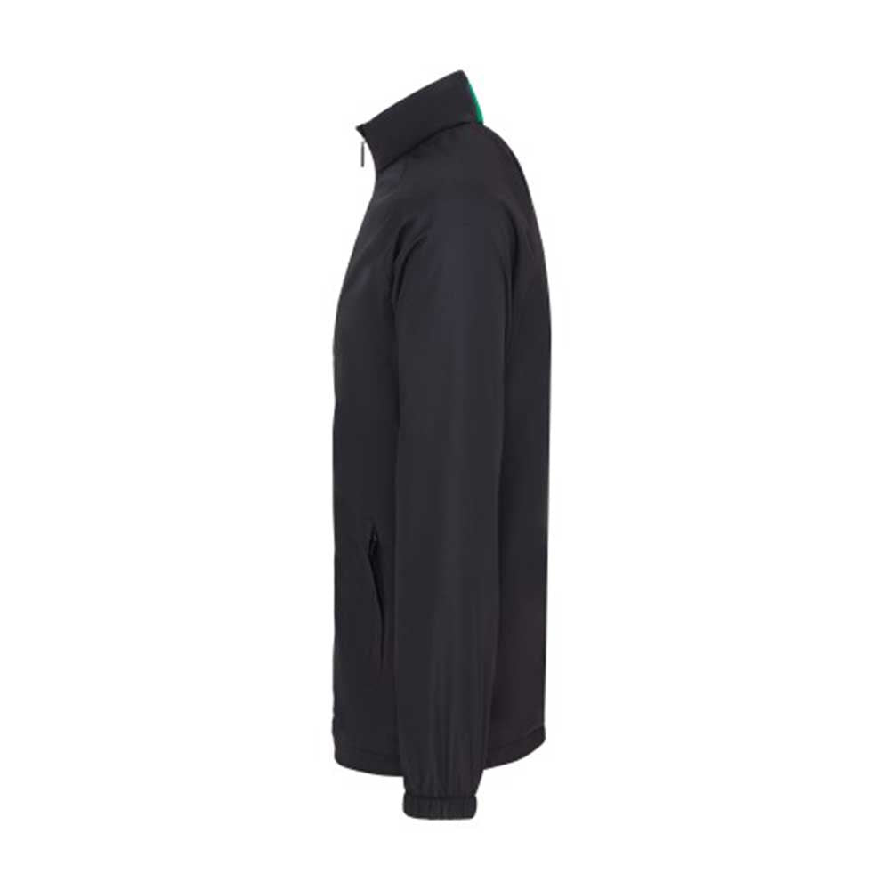 side view of iGen Showerproof Jacket Black/Bottle