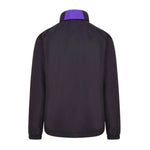 back view of iGen Showerproof Jacket Black/Purple