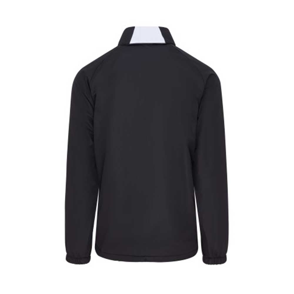 back view of iGen Showerproof Jacket Black/White