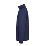 side view of iGen Showerproof Jacket Navy/Amber