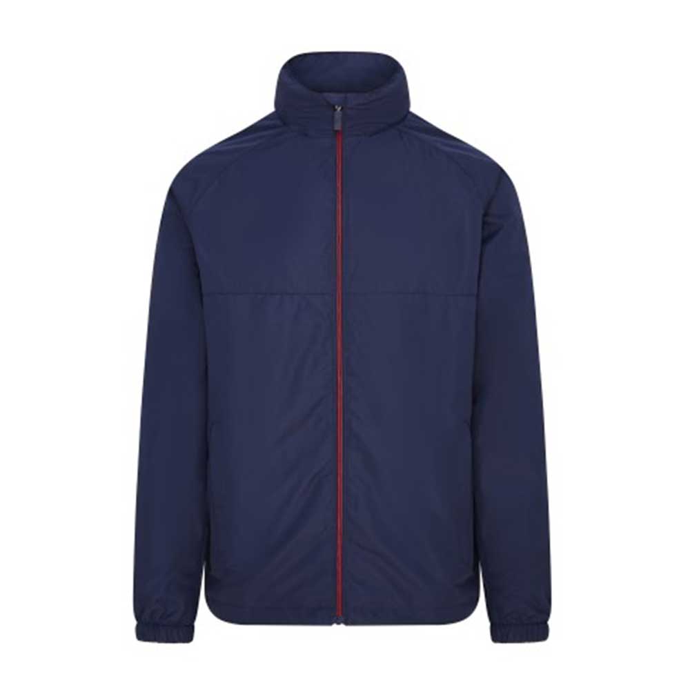 front view of iGen Showerproof Jacket Navy/Red