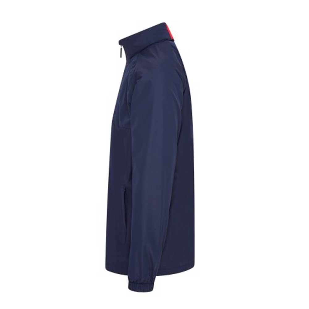 side view of iGen Showerproof Jacket Navy/Red