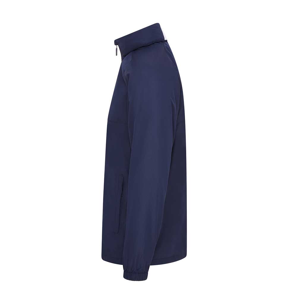 side view of iGen Showerproof Jacket Navy/White