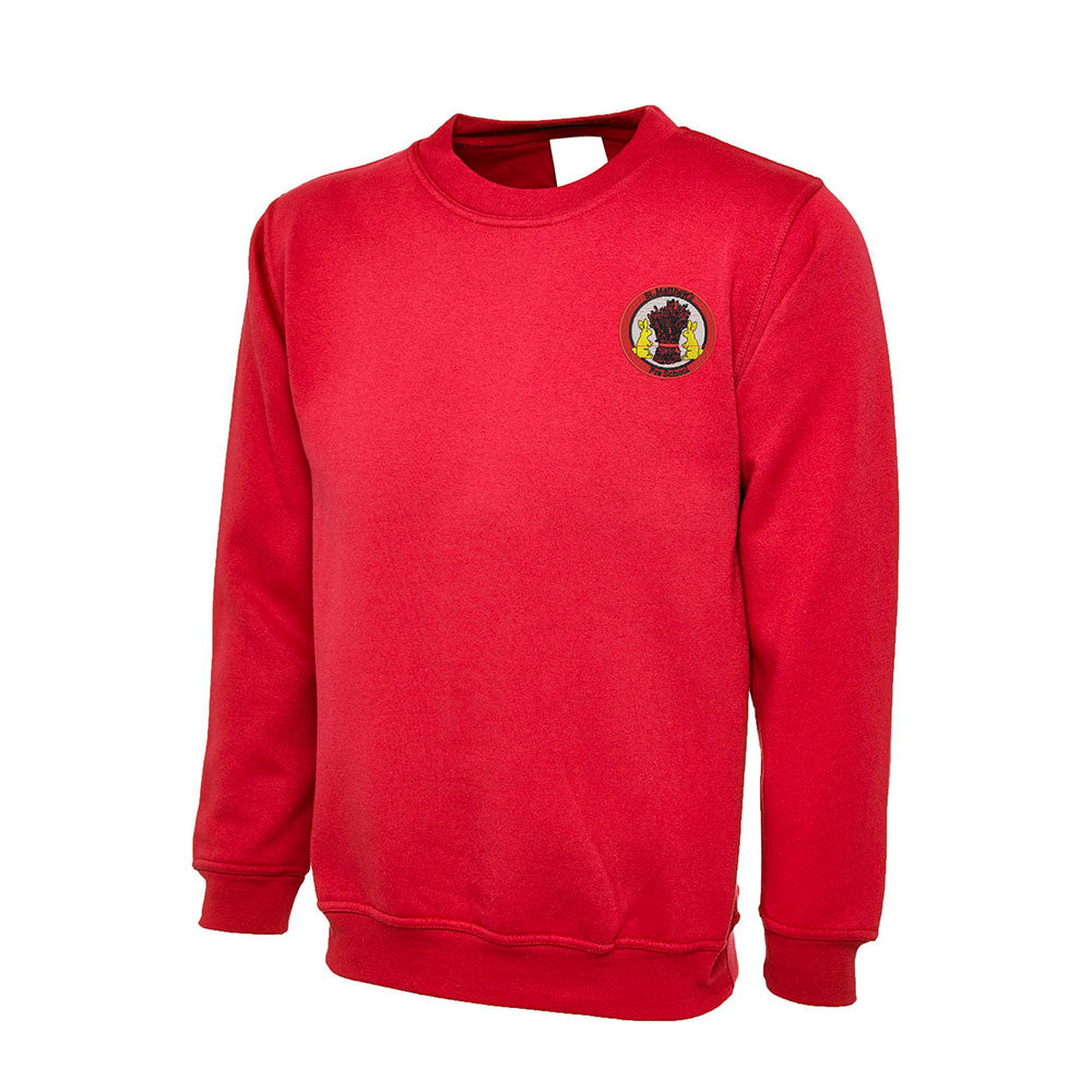 St Matthew's Pre  School Sweatshirt Red