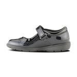 inner side view of Vega Black Patent Leather School Shoe