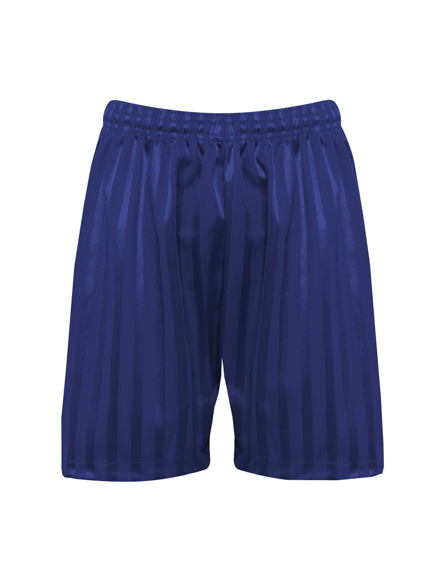 Kids PE shorts in royal blue