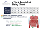 Sizing chart for the St Wilfrid's Primary School V-neck sweatshirt